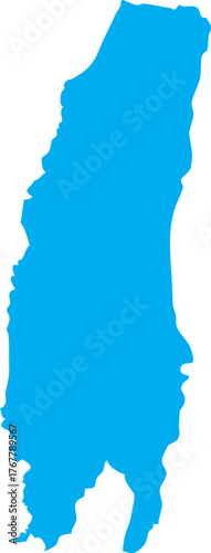 The Dead Sea Vector Map Shape 