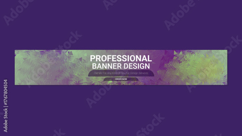 Professional youtube banner cover template channel art design	
