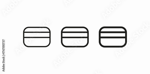 credit debit payment card icon sign vector