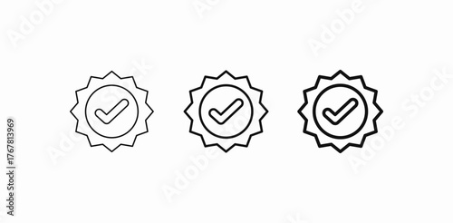 quality guarantee verified icon sign vector
