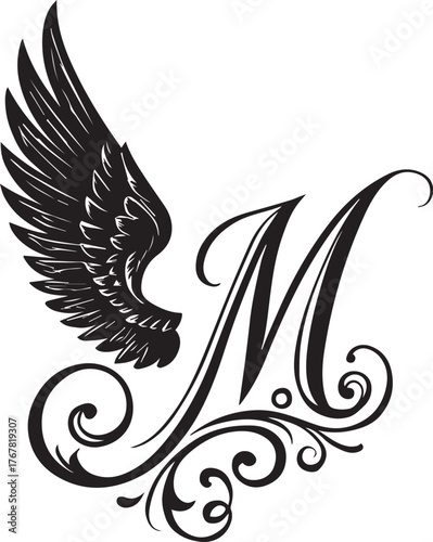 “She moves with the grace of her own initial.”

“Even letters long to fly.”


