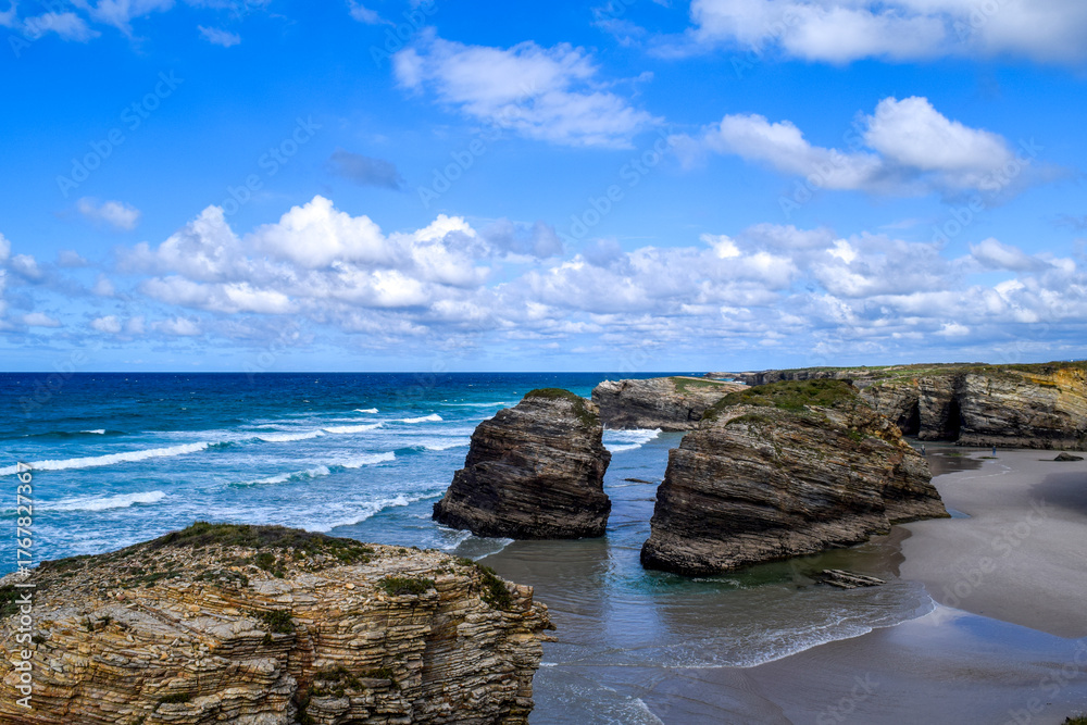 Fototapeta premium Acantilados en la Costa de Galicia