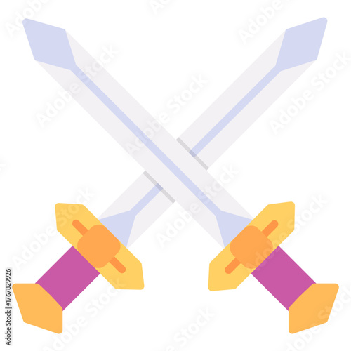 Cross-swords or duel icon