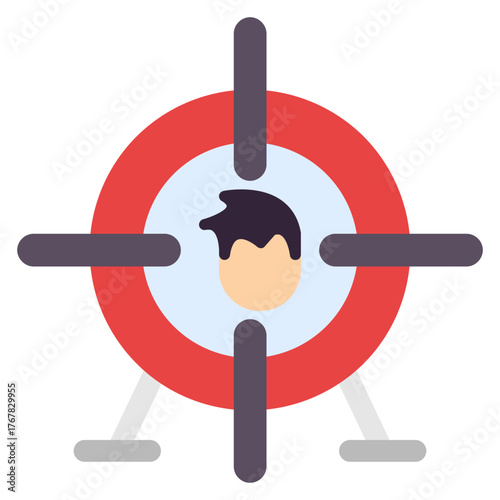 First-person shooter target