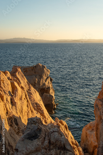 La Maddalena Archipelago, beautiful coastline, La Maddalena Archipelago National Park, Sardinia, Italy