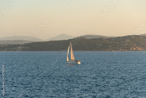 La Maddalena Archipelago, beautiful coastline, La Maddalena Archipelago National Park, Sardinia, Italy