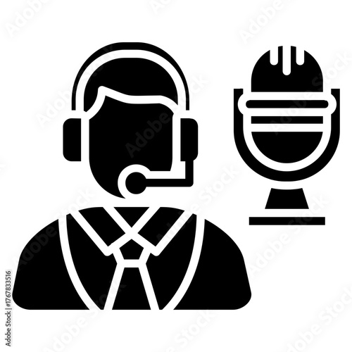 Podcast Host Icon