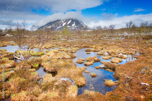 Saanatunturi mountain in in Enontekiö, Finland