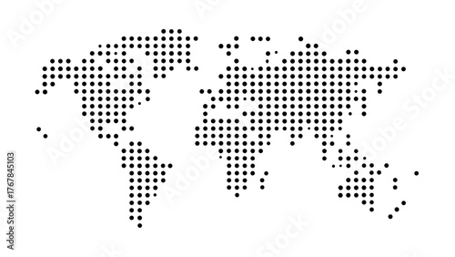 World map global earth continents geography countries regions international travel dotted continents