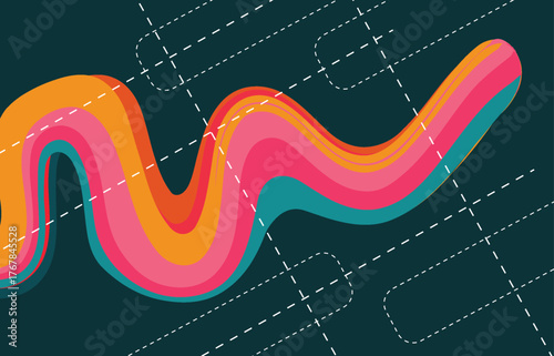 Abstract geometric shapes background design, the colorful background uses for advertising, book page, paintings, printing, mobile backgrounds, book, covers, screen savers, web page, 