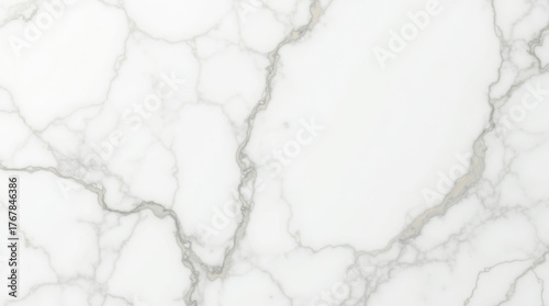 Elegant white marble texture with subtle grey veining for luxurious interior design and backgrounds