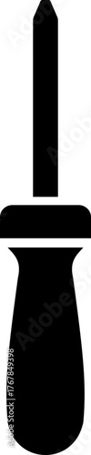 Black handyman tool icon, construction and repair equipment collection, carpentry and workshop instrument in flat outline style, mechanical, industrial and DIY tool vector illustration