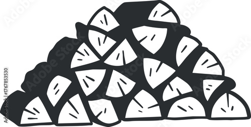 A pile of fresh lime slices arranged artistically for culinary or beverage use.