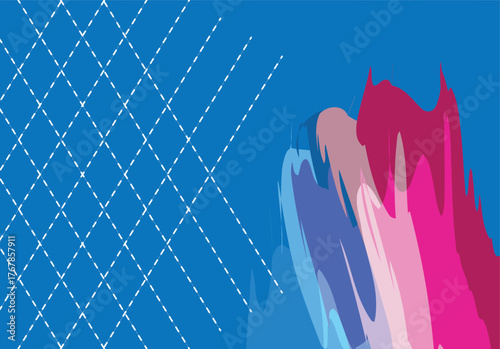 Abstract geom,etric shapes background design, the colorful background uses for advertising, book page, paintings, printing, mobile backgrounds, book, covers, screen savers, web page,