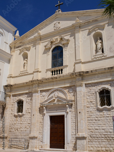 Chiesa Beata Maria Vergine del Monte Carmelo or Chiesa del Carmine, Church of Our Lady of Mount Carmel. Trani, province of Barletta-Andria-Trani, Apulia, Puglia, Italy, Europe