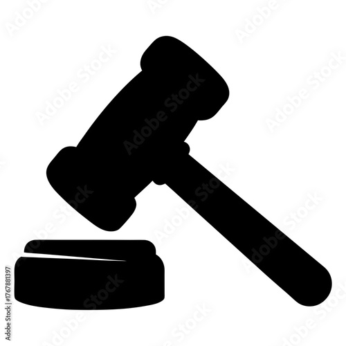 Judicial System Gavel and Sound Block Representing Law and Justice
