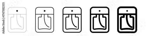 Vector icon of a men s fragrance bottle