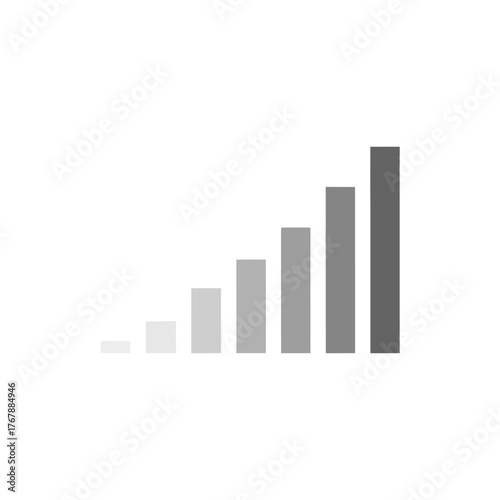 Free Download Ascending Signal Strength Bars Representing Connectivity and Data Transmission. - GFXLoad