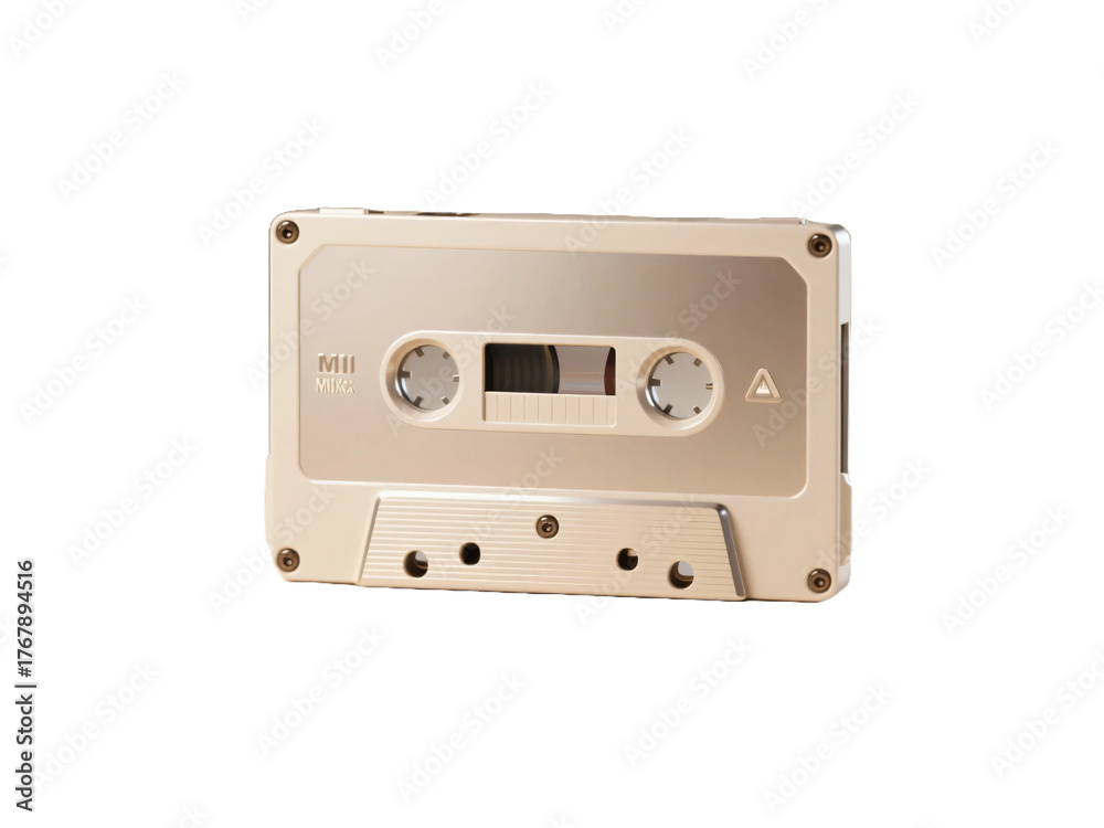 Fototapeta premium Retro Cassette Transparent Background