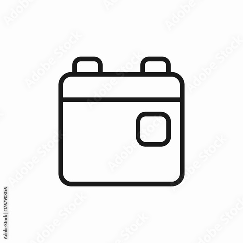 calendar day schedule icon sign vector