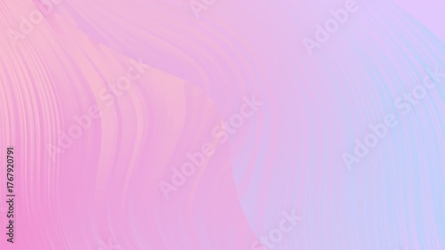 Gentle Looping Animation of a Soft Pastel Gradient with Flowing Wavy Lines in Pink, Purple, and Blue