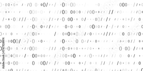 Abstract digital background with ones and zeros. Vector graphic pattern with binary code