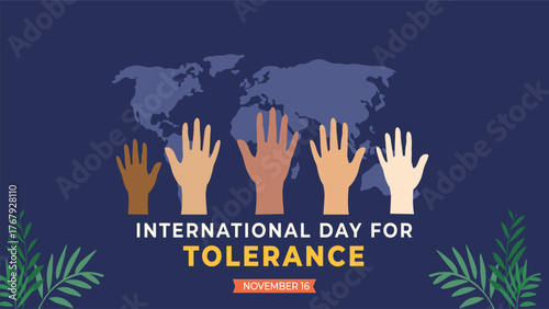 International Day for tolerance flyer
