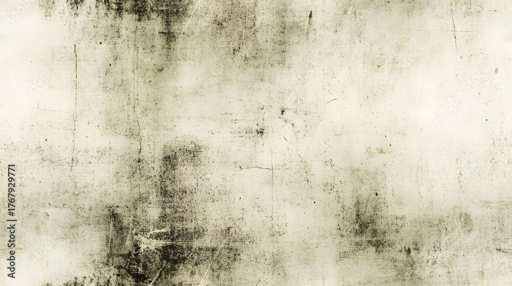 Fototapeta premium Aged monochrome surface displaying distressed textures and fading marks
