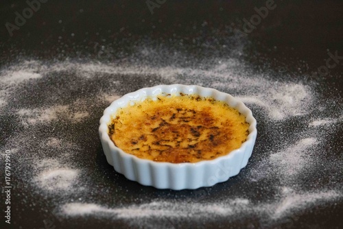 Obraz na plátně Crème brûlée, creme brulée