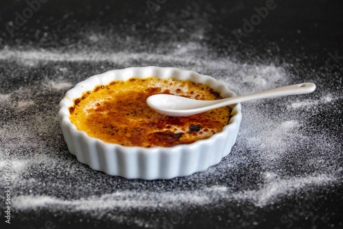 Obraz na plátně Crème brûlée, creme brulée