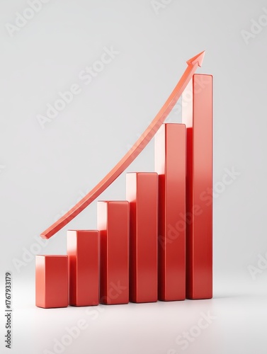 Free Download the upward trend in the graph reflects the success of the business plan and effective team management - GFXLoad