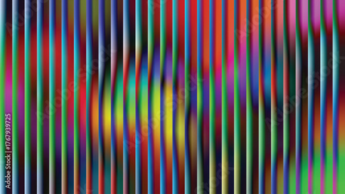 Vibrant Glowing Colorful Neon Light Lines Abstract Background Isolated background