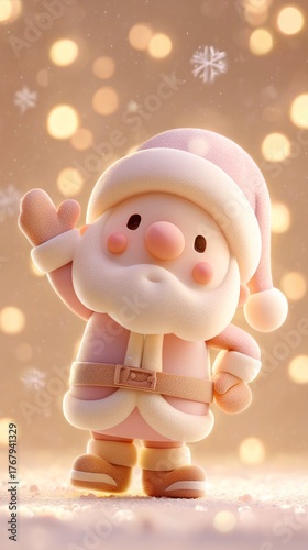 Christmas 3D Animation Pack – Santa Claus, Reindeer, Snowy Village, Gifts and Magical Holiday Backgrounds with Festive Lights and Cinematic Atmosphere,  Christmas, wallpaper, background