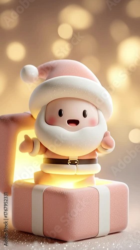 Christmas 3D Animation Pack – Santa Claus, Reindeer, Snowy Village, Gifts and Magical Holiday Backgrounds with Festive Lights and Cinematic Atmosphere, video Christmas, Christmas video, wallpaper