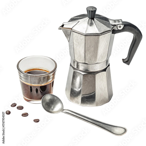 Savor rich Italian espresso brewed with a classic stovetop moka pot, perfect for morning rituals and coffee lovers seeking authentic flavor.