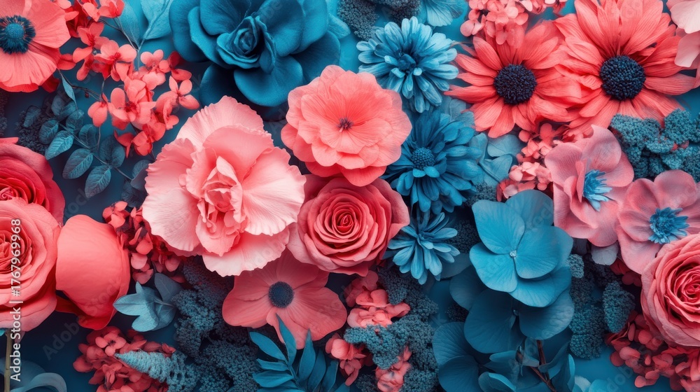 Obraz premium Vibrant flower arrangement