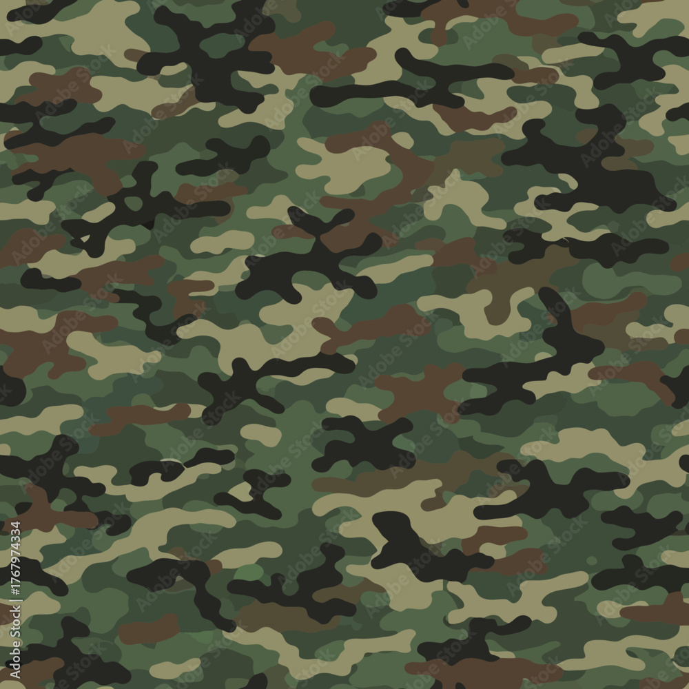 Fototapeta premium Camouflage Pattern A Versatile and Timeless Design for Various Applications 1. EPS Editable