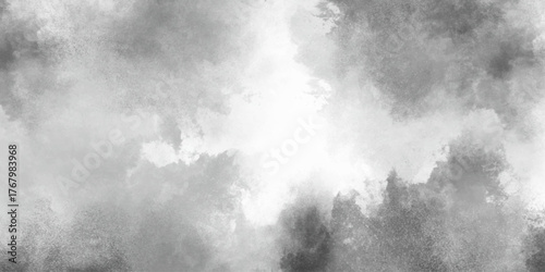 Modern Dark and Dramatic Storm Clouds Area Background. Concrete old and grainy wall white color grunge texture. Abstract black and white silver ink effect cloudy grunge texture.	