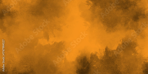 Abstract black and ORANGE fantasy watercolor background abstract fire flame grunge texture background .Old vintage grunge pattern distressed bright ORANGE paper .decorative pattern background	
