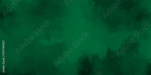 abstract cloud and vapor texture background. Black and Green smoke aquarelle smudge illustration smooth grungy smokey light pastel colors ink glow. Teal color powder explosion	