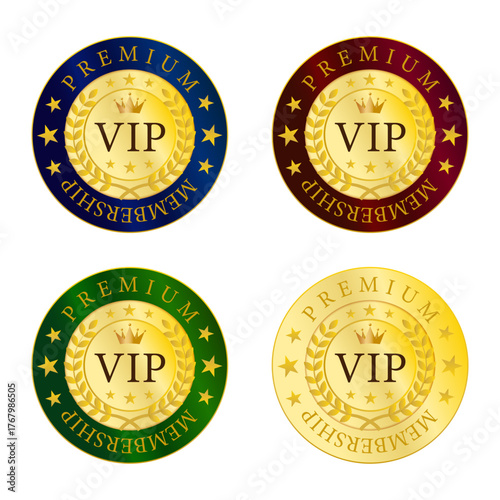 星形縁取りを施したプルミアムVIPメンバーシップエンブレムシリーズ