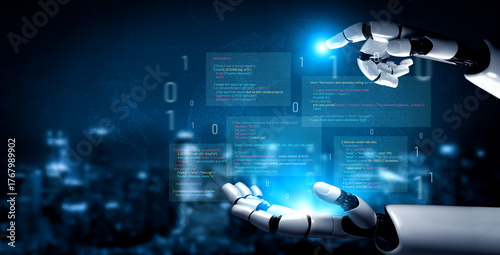 Photos AI auditing faulty programming code, detecting anomalies, insecure logic, and suggesting corrections in a humorous and flawed code example