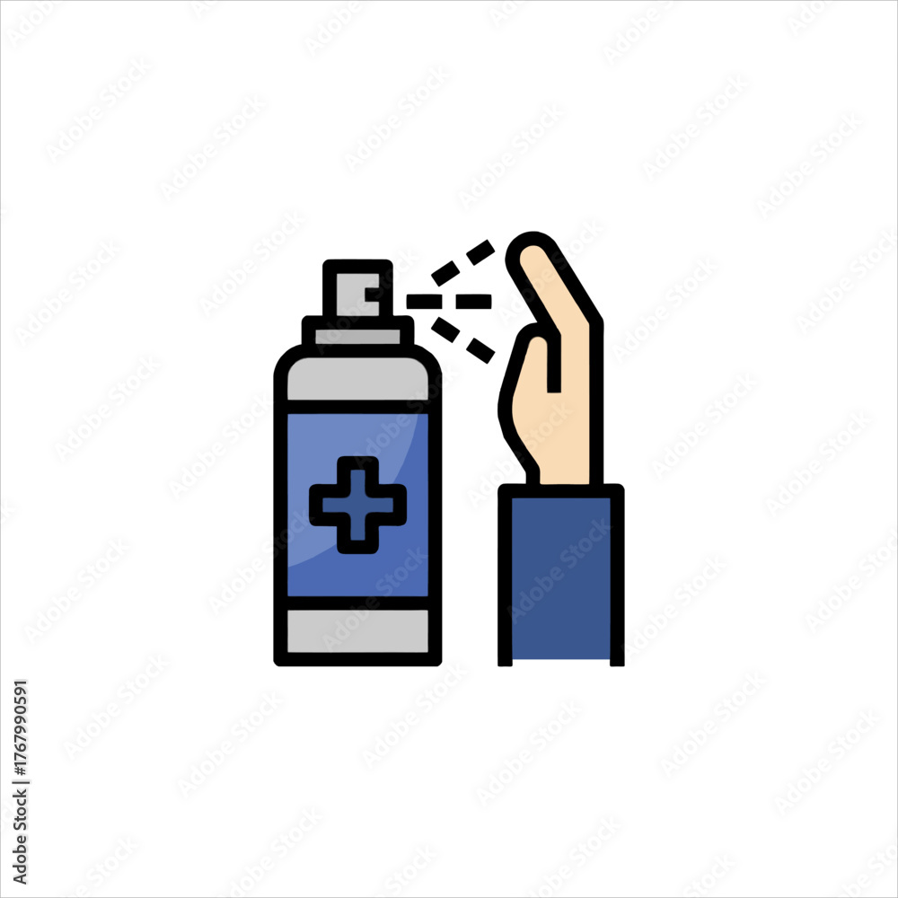 Obraz premium spray bottle vector