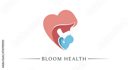 Mother and Child Healthcare Symbol.