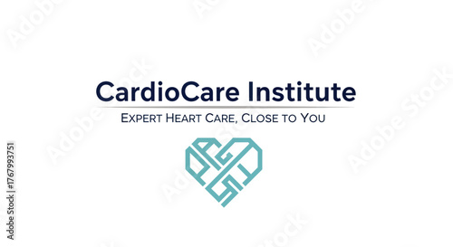 CardioCare Institute logo with heart symbol for expert heart care.