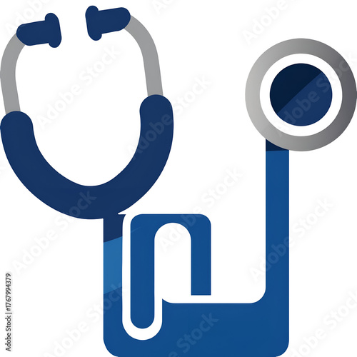 Stethoscope Medical Device Icon for Healthcare and Doctor Symbol