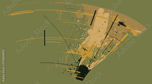 Painted concrete wall. Abstract background. Abstract grunge pattern, Handmade painting. Art texture. Colorful modern artwork. Strokes of fat paint. Brushstrokes.eps10