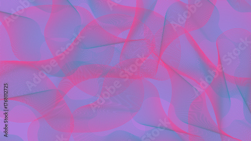 Abstract background with dynamic linear fluid waves.
