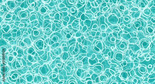 Azure water surface with sun reflections creates soothing and refreshing summer vibe