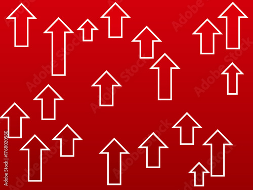 矢印, アロー, ビジネス, 上り, 3d, 家, 概念, サイン, シンボル, イラスト